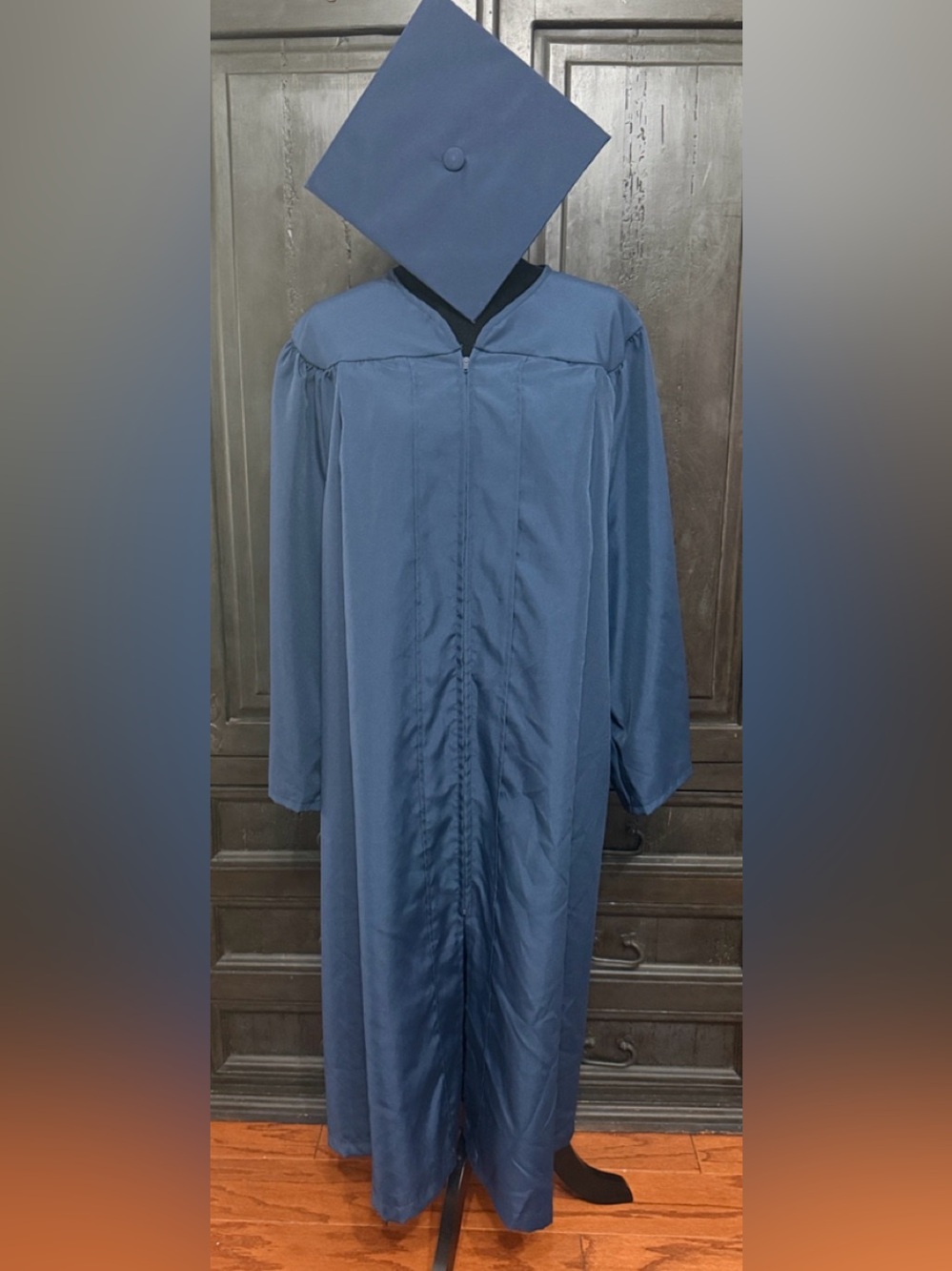 HerffJones Dark Navy blue Cap & Gown -unisex - 1 Size